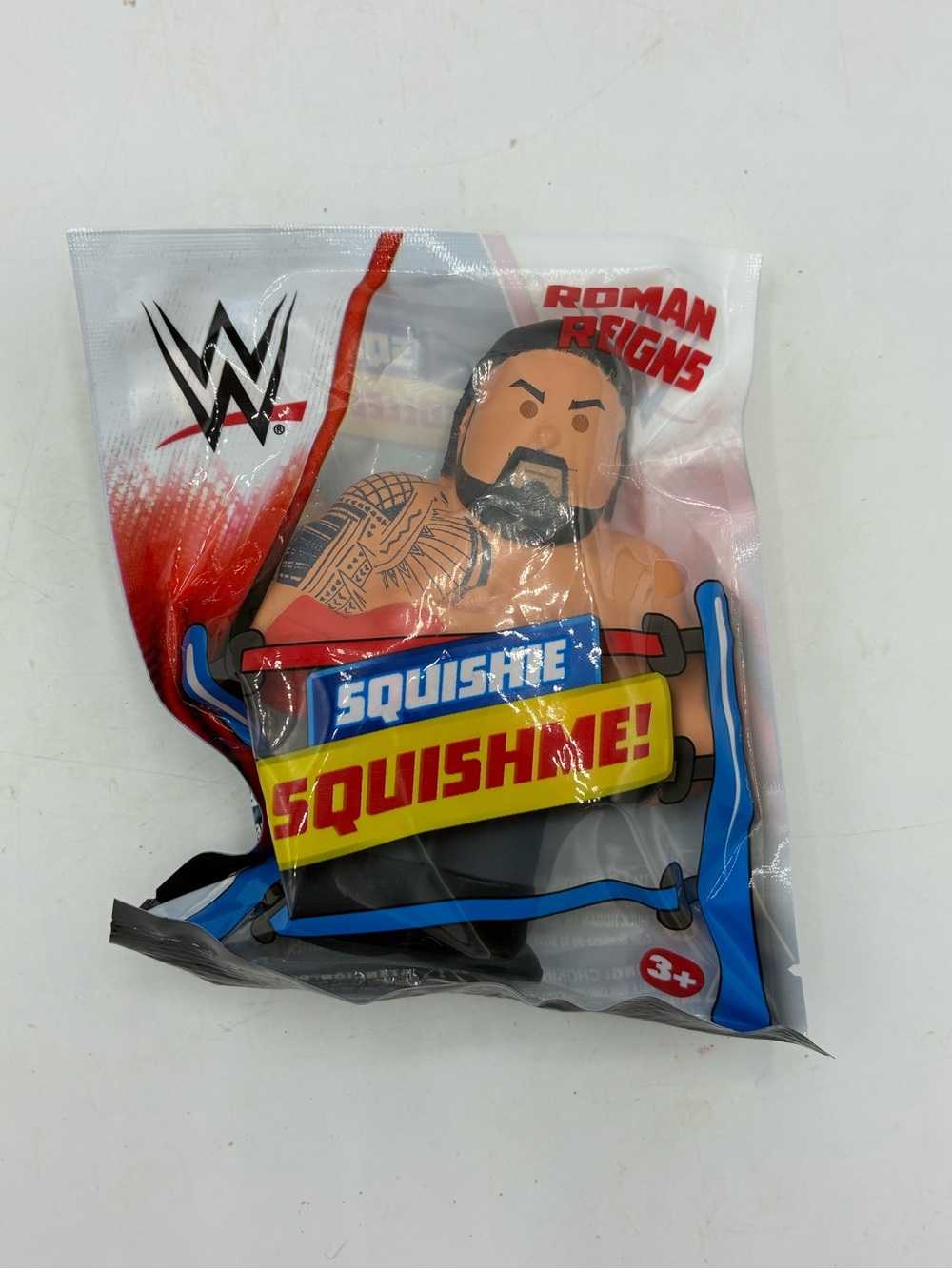 WWE Roman Reigns Squishie Toy - Black & Tan NEW